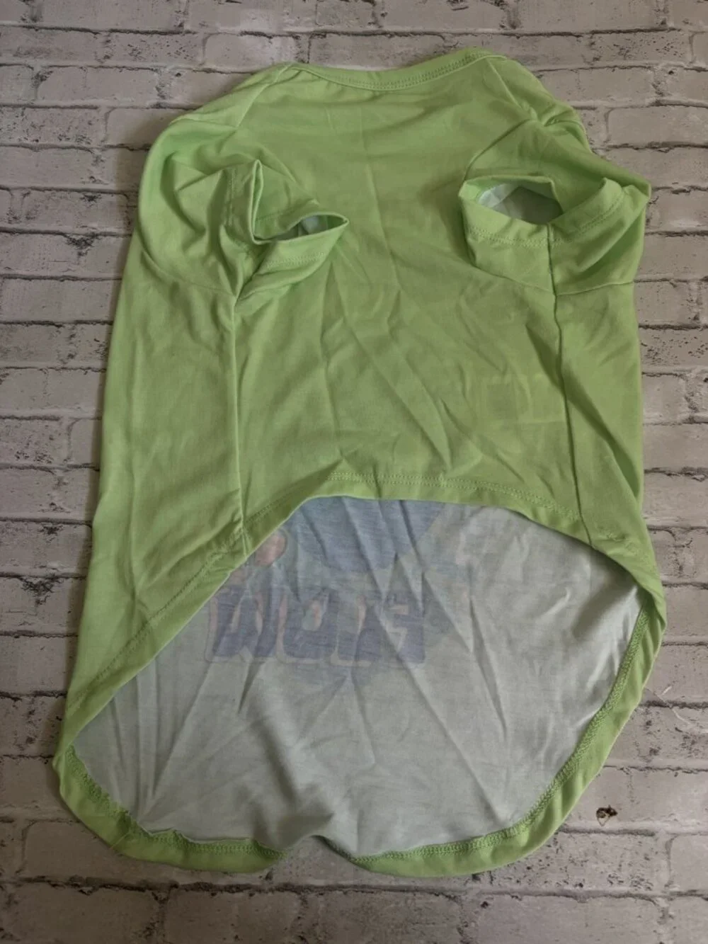 Disney Pixar Finding Nemo Dog Neon Green Shirt Size L NWOT